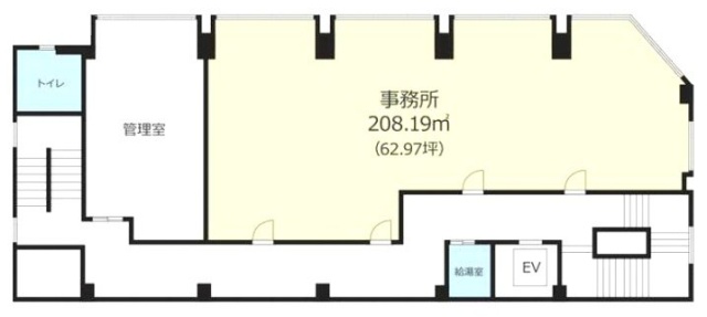 松戸本町第一ビル2F 間取り図