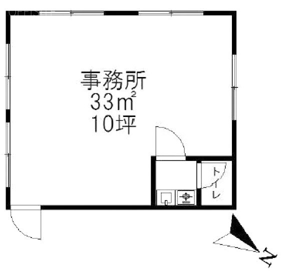 アムール代々木102 間取り図