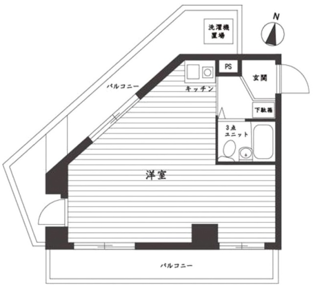 第一正陽ビル501 間取り図