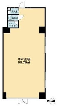 ライオンズプラザ池之端2F 間取り図