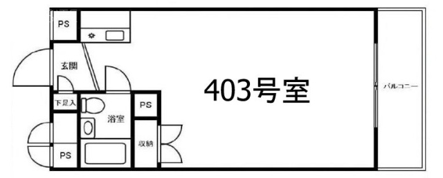 藤和半蔵門コープ403 間取り図