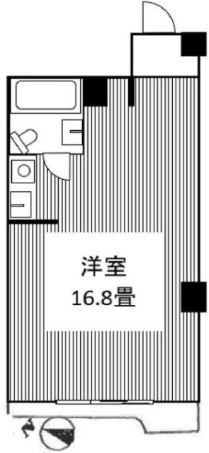 ニュー渋谷コーポラス403 間取り図