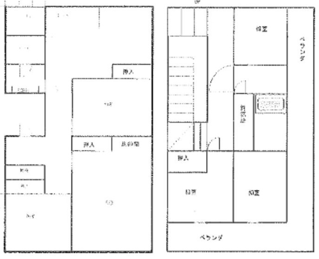 丸山ビル5F～6F 間取り図