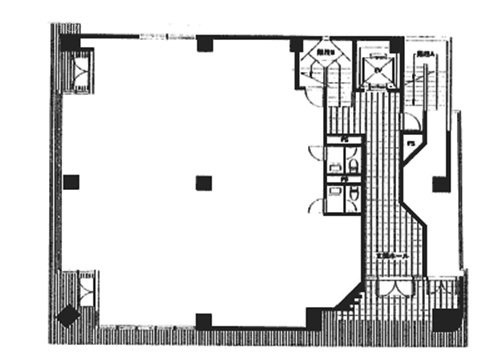 西新橋プラザビル1F 間取り図