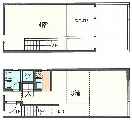 AOYAMA ANNEX3F~4F 間取り図