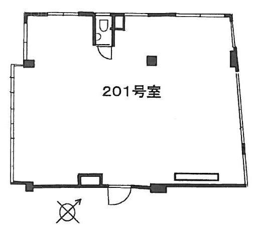 オリンピアアネックスビル201 間取り図