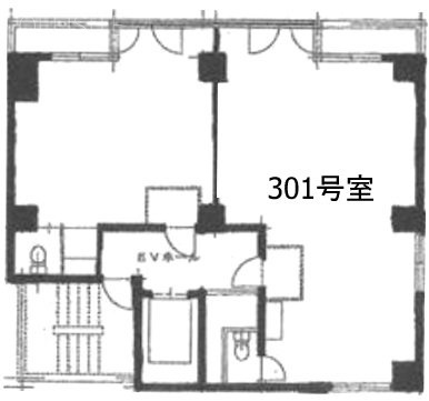本池田第2ビル301 間取り図