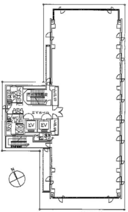 日本橋さくら通りビル401 間取り図