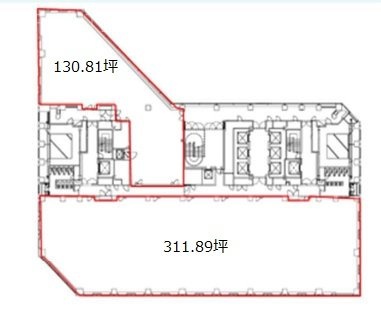 ソリッドスクエア東館23F 間取り図