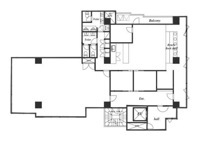 U-biz品川6F 間取り図