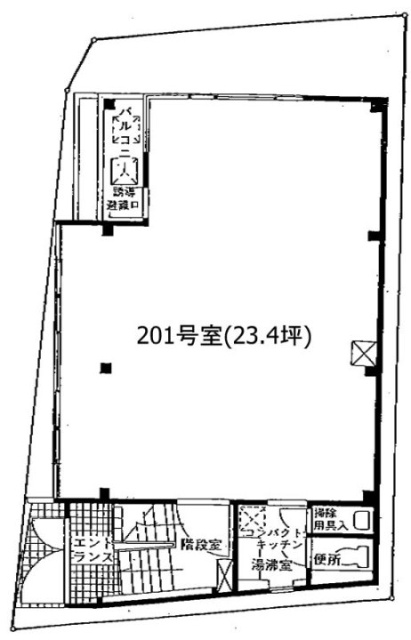 伊藤ビル201 間取り図