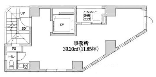 興和ビルディング8F 間取り図