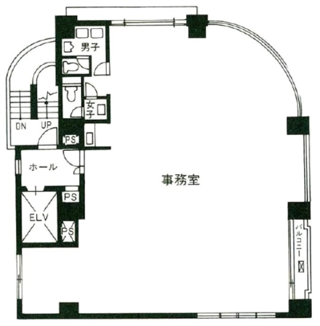 ベルズ原宿2F 間取り図