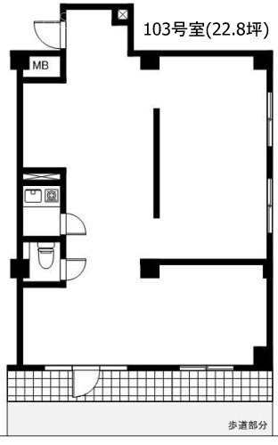 コスモ八王子並木町103 間取り図