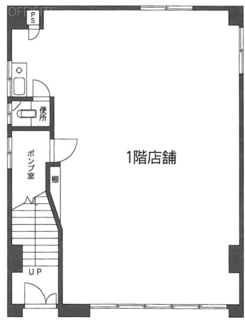 藤原ビル1F 間取り図