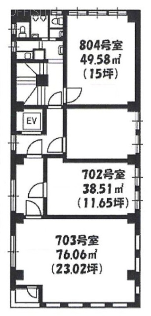 関内キャピタルビル703 間取り図