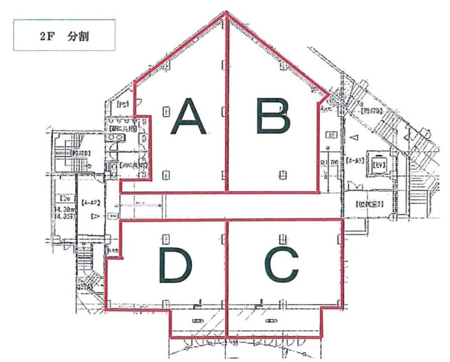 セゾン馬込沢ビルD 間取り図