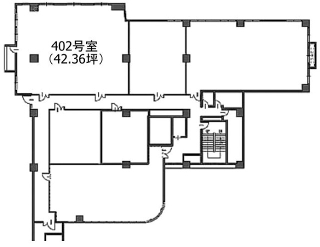 アクロスビル402 間取り図