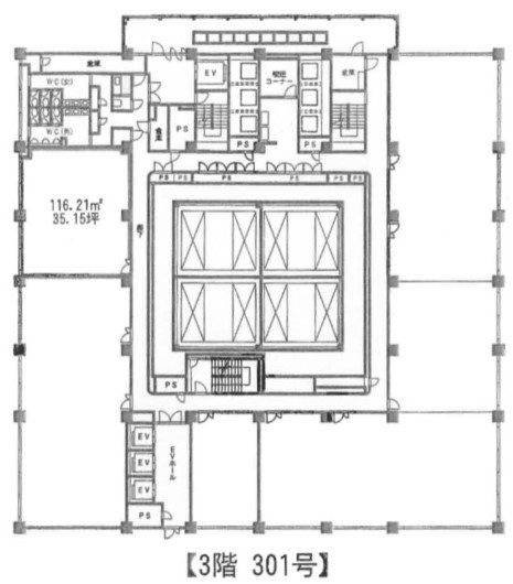 アウルタワー301 間取り図