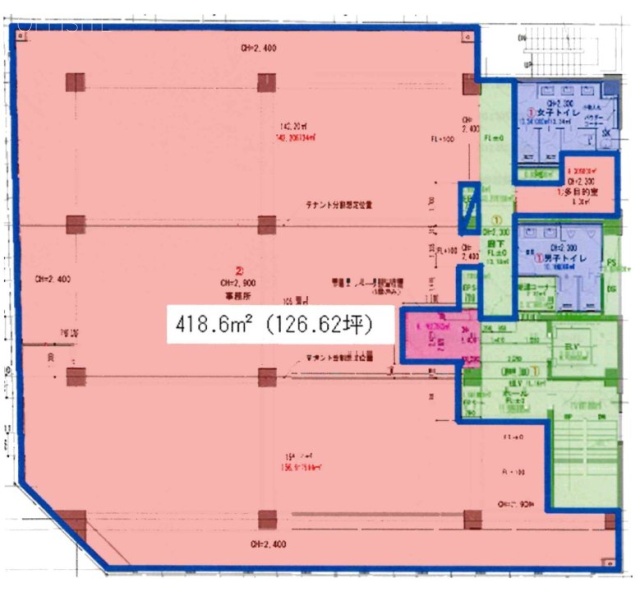 五反田アレー5F 間取り図