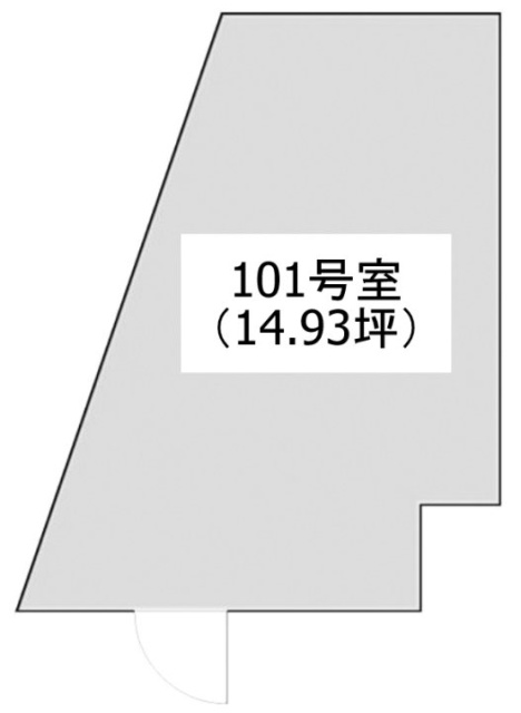 ふじコーポ東浅草101 間取り図