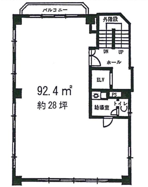 萩原ビル3F 間取り図