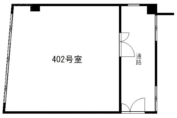 入山プラザ402 間取り図