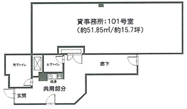 シンカイビル101 間取り図