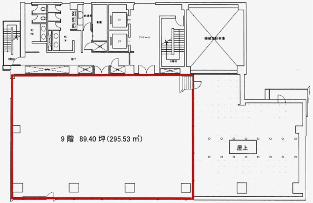 思い出ビル9F 間取り図