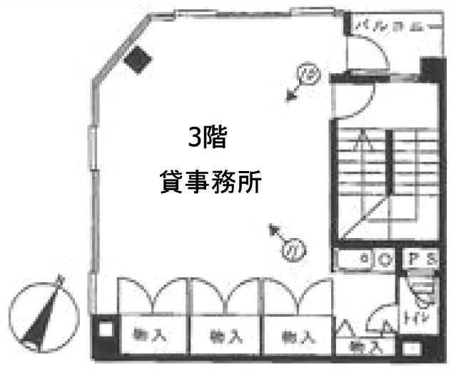 室町SDビル3F 間取り図