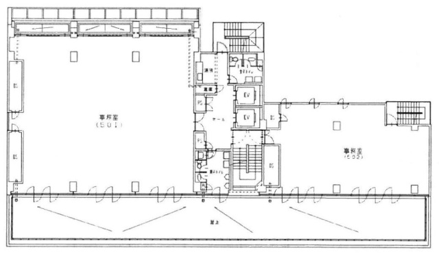 共同ビル銀座7丁目501・502 間取り図