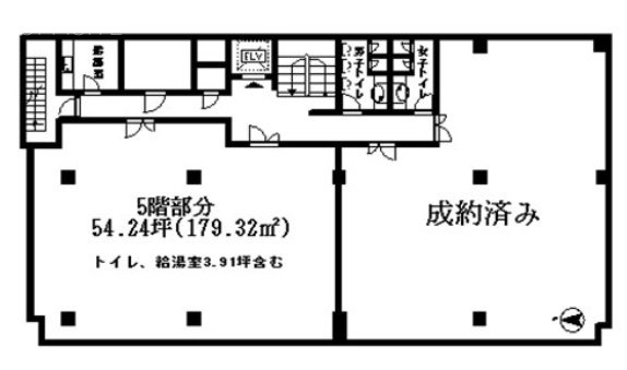 河野ビル5F 間取り図