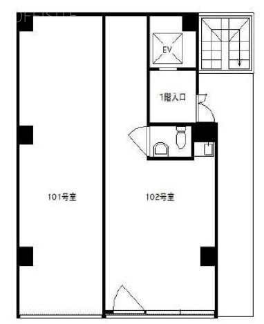 コマツビル102 間取り図