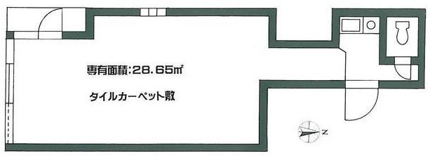 グランドメゾン紀尾井坂801 間取り図