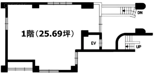 銀鈴堂ビル1F 間取り図