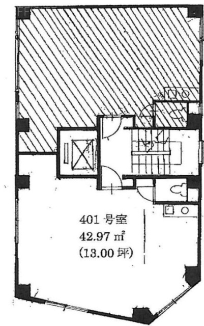 深山(ミヤマ)ビル401 間取り図