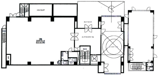 大塚商会亀戸1F 間取り図