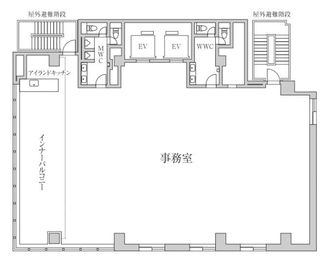 CIRCLES日本橋小舟町8F 間取り図