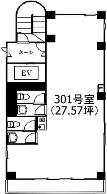 深津ビル301 間取り図