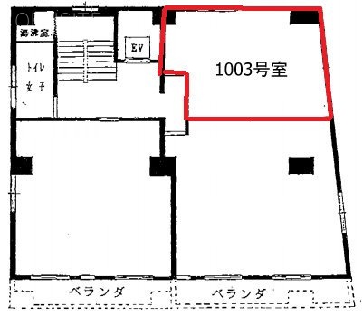 友野本社ビル1003 間取り図