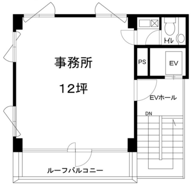 FM御茶ノ水ビル4F 間取り図