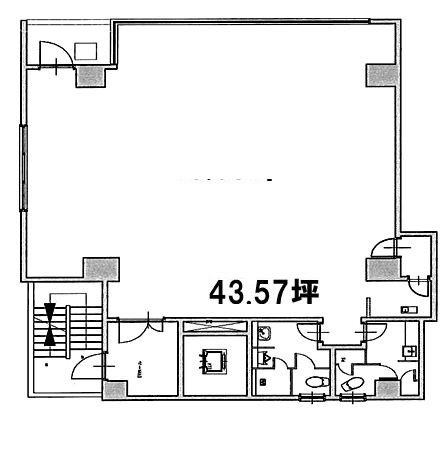 日本橋中屋ビル4F 間取り図