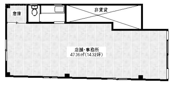本吉ビル1F 間取り図
