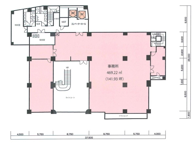 TOKYU REIT渋谷RビルB1F 間取り図