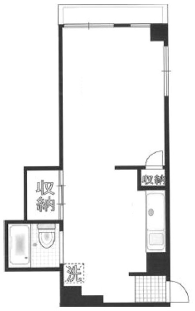 プラーズ入谷ビル1001 間取り図
