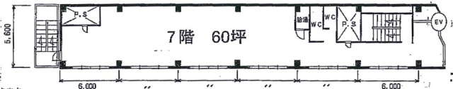 武蔵屋ビル7F 間取り図