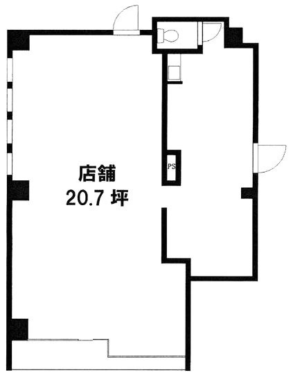 目黒Kハイツビル101 間取り図