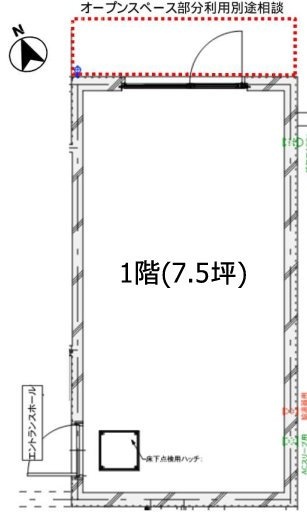 MONAVALE TOGOSHI1F 間取り図