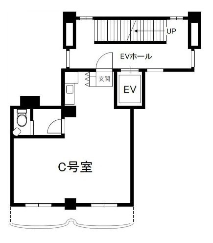 カサ・ド・タクC 間取り図