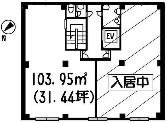 ギンビスビル2F 間取り図